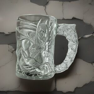 BATMAN FOREVER McDonald’s DC Comic Glass Mug - Made in France (1995) - Mint!